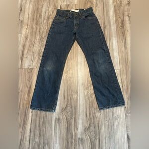 Levis 514 Big Kids Dark Wash Jeans (12 Reg. 26in x 26in)